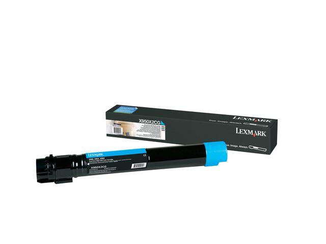 Toner Lexmark X950X2CG Cyan